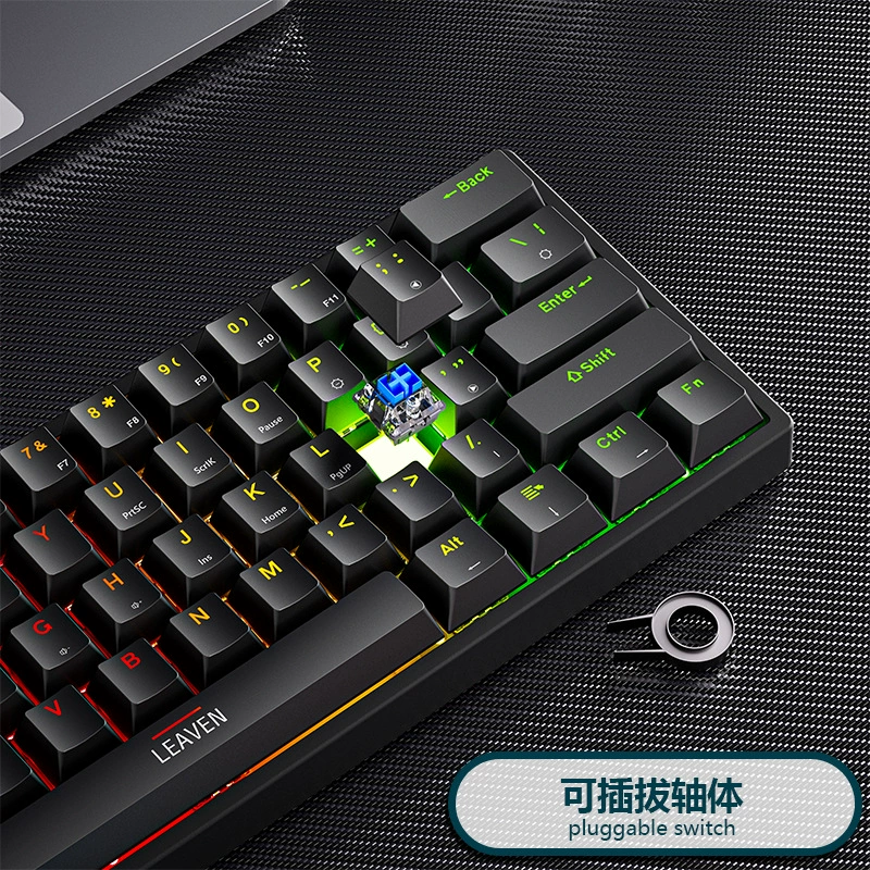 Механическая клавиатура K620 — 61 клавиша, Type‑C hot‑swap, RGB-подсветка, проводная и Bluetooth