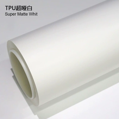 Auto Color Change Film: exclusively for cross-border sales, popular product - tpu-super-matte-white-1524m15m
