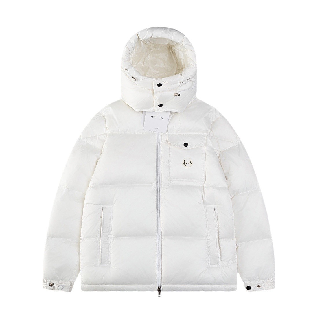 M 몽클레르 하이버전 24SS 신상 3색 스트라이프 다운재킷 모자 분리형 화이트 구스다운 남녀 스타일 올매치