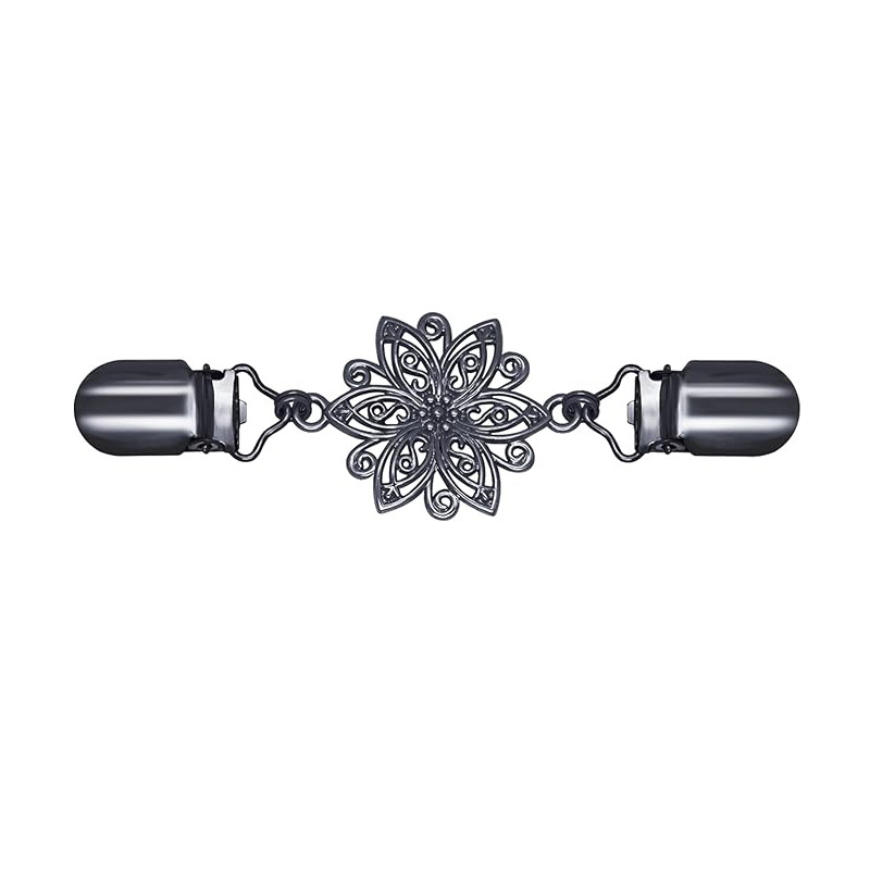 Clip de cintura vintage con diseño floral hueco, clip para suéter, clip para bufanda, clip para corbata, corsage, éxito de ventas en AliExpress