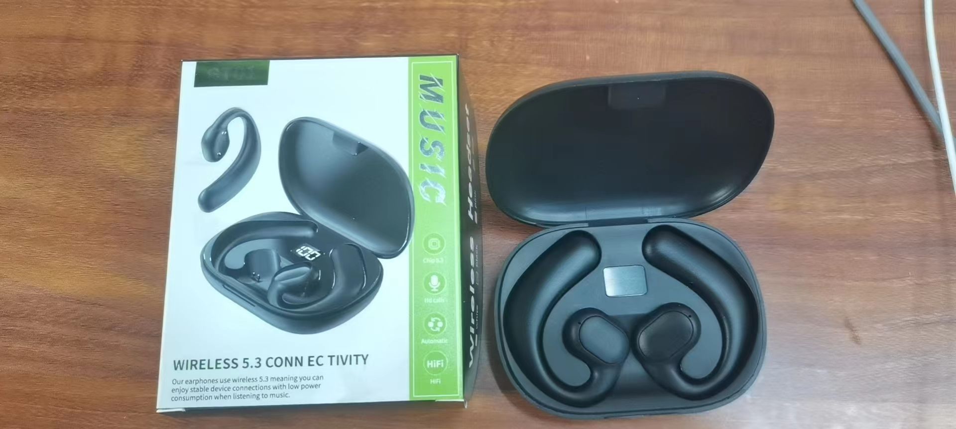 Modelo privado explosivo transfronterizo YD03 M90 F9-5C M25 E7S Pantalla digital táctil TWS 5.4 Auriculares Bluetooth F9