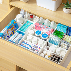 薬局分類薬箱デスクトッププラスチック箱引き出し仕切り箱物品収納箱分格収納かご輸液箱