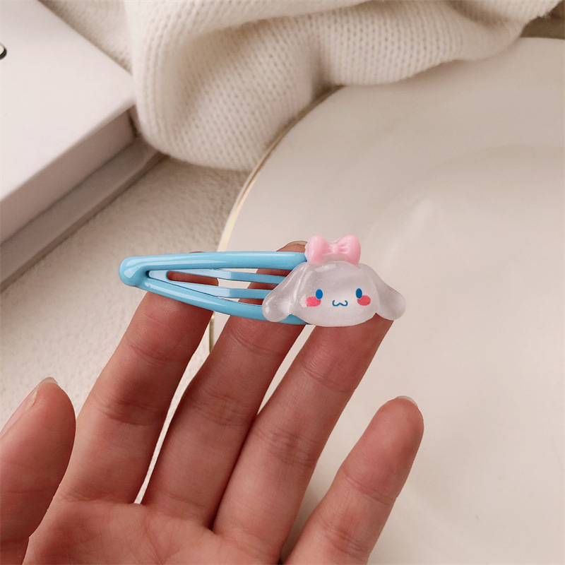 Dibujos animados transparentes de alta elasticidad cuerda para el cabello Pacha perro ins niña corazón pareja lindo tocado lazo para el cabello pequeña banda de goma