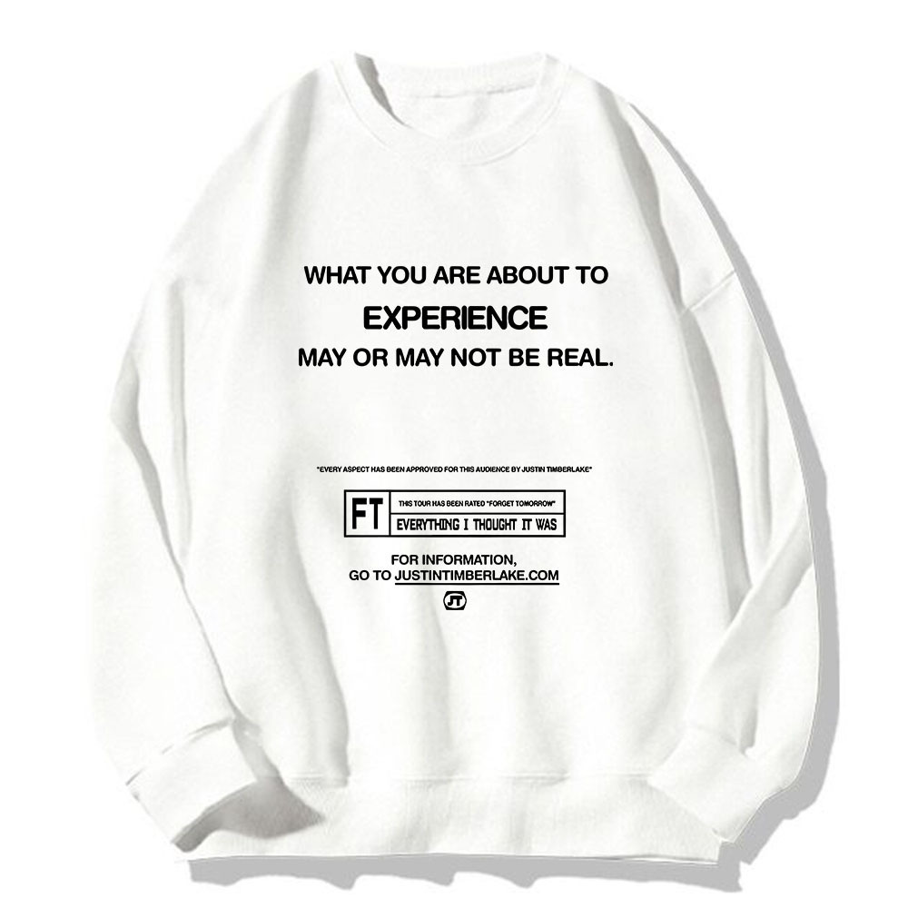 Justin Timberlake Sweatshirts Round Neck Sudaderas Hombre