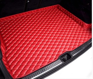 Free shipping wholesale special car trunk mat leather new diamond agent to join the tail box mat
