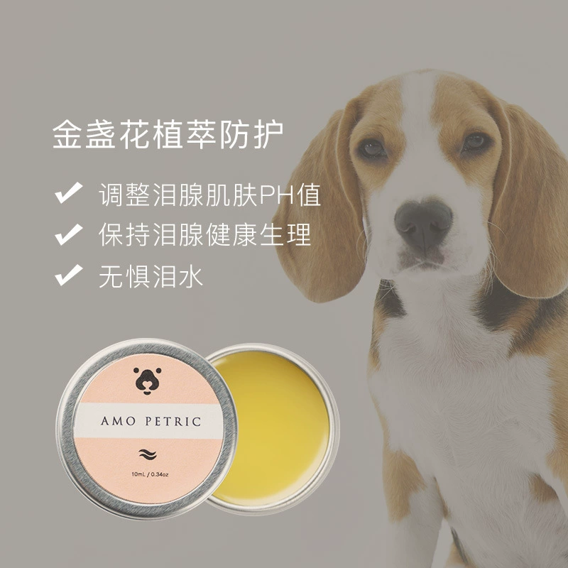 Крем для слезных желез Amo petric Pet Wipe Dog Tear Пятно увлажняющее Увлажнение носа Увлажнение ног Дерматит Глаз кошки 10 мл