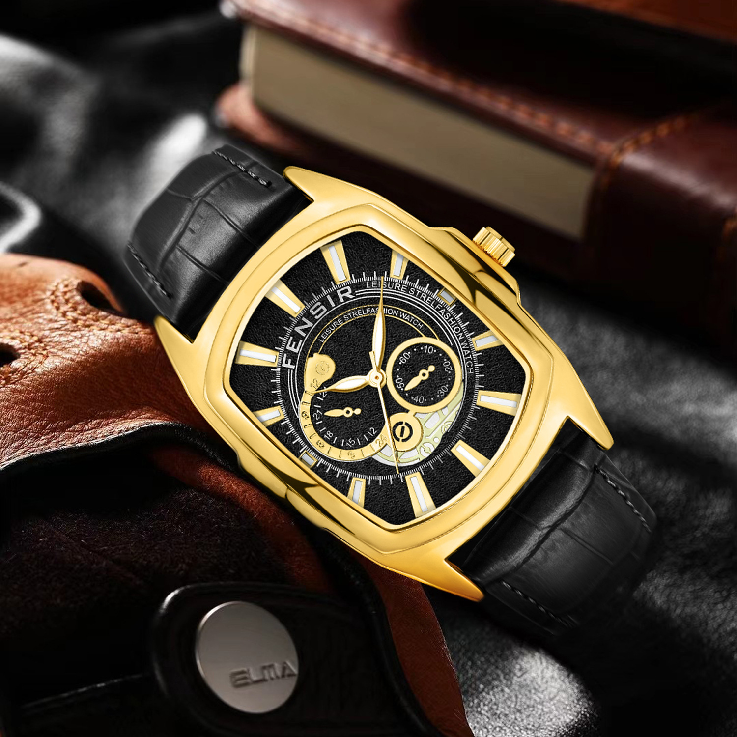 Fenshi Big Wine Barrel 2018 Fashion Men's Punk Watch Cross-Border Trend Youth Waterproof Quartz Watch Factory Wholesale