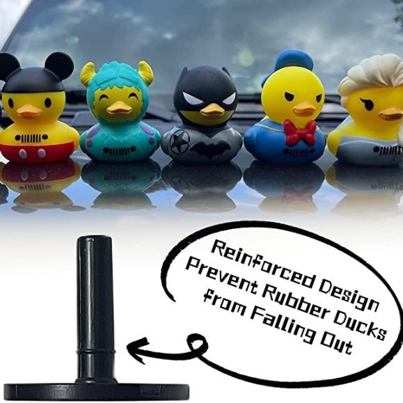 Jeep Dash plástico pato enchufe soporte pantalla soporte (sin pato de goma)