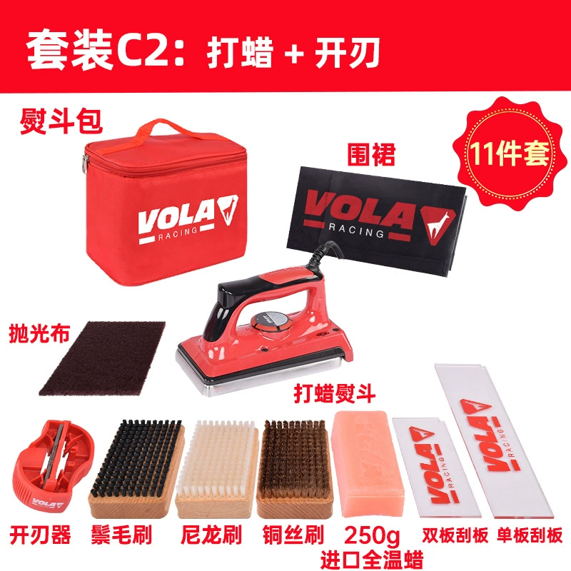 Snow Power French Vola Snowboard Repair and Maintenance Tool Set Waxed Iron Bottom Repair Blade