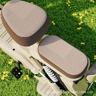 Cushion Cover Yadi Emma Bell — Electric car cushion - electric-bicycle-front-rear-seat-covers-staggered-grids-bingdoudou-electric-bicycle-seat-cover-see-details-for-size