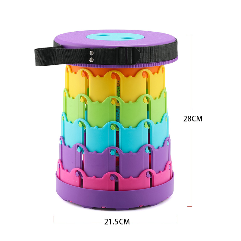 Asiento Maza eléctrico portátil coche eléctrico dibujo niño taburetes telescópicos coche artefacto de plástico cola plegable pequeño