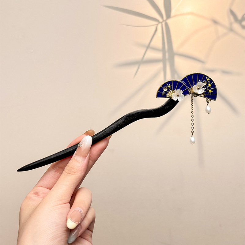 古风西湖会发光的宫灯发簪女金属灯笼发髻凉亭盘发簪子中秋节头饰|undefined