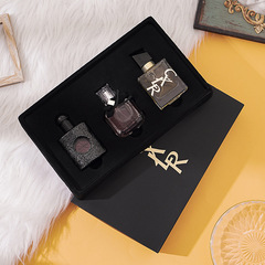 Cross-border live streaming women's perfume set Black Opium Reversal Eau de Paris three-piece perfume wholesale