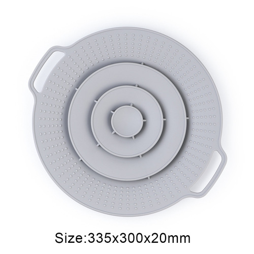 Silicone anti-overflow pot lid for cooking porridge, anti-overflow, anti-drip, anti-boil, thick sand pot lid, kitchen silicone preservation lid