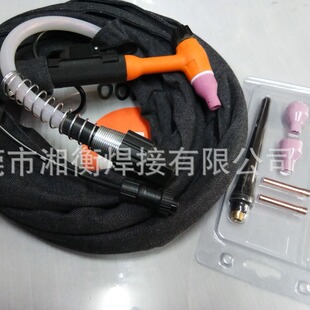 Argon welding gun high temperature silicone tube argon arc welding gun handle QQ150A5 M 6 square oxygen-free copper