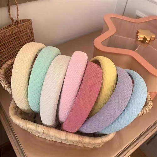 Korean sponge high skull headband women's hairpin women's spring and summer Internet red face wash wide-brimmed headband hair accessories wholesale