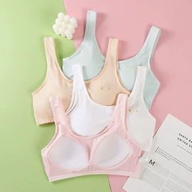 少女文胸;裹胸、抹胸;无钢圈文胸