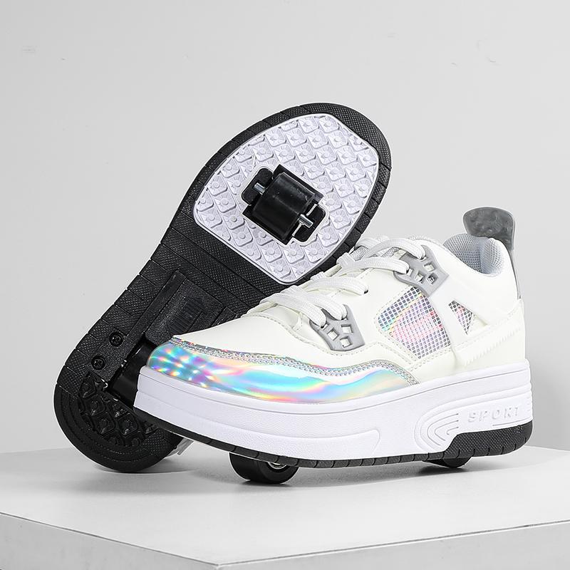 dual wheel invisible children's skates for students for boys