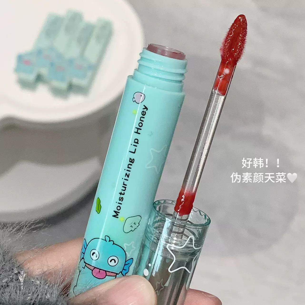 Moisturizing Lip Balm (kekemood) Nude Gloss, Plumping Effect, Multi-Shade Mini Stick
