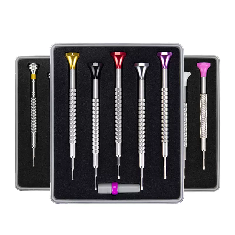 修表工具 5合1钟表眼镜不锈钢螺丝刀 手表维修螺丝刀 螺丝批 起子