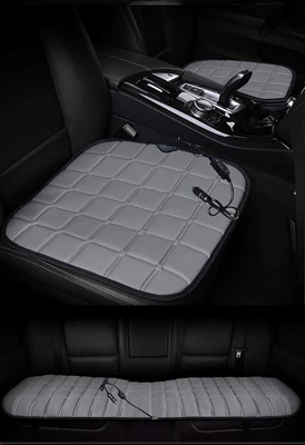Heated Seat Cushion, Wholesale: Multi-function pad - driving-exit-with-right-hand-built-in-temperature-control-square-cushion-without-backrest-single-seat-gray