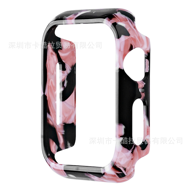 검정 & 핑크 플라워 (단품 케이스)