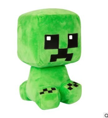 国境を越えた売れ筋のマインクラフトぬいぐるみおもちゃ座り姿勢のクリーパー ゾンビ オウム タートル スティーブ人形|undefined