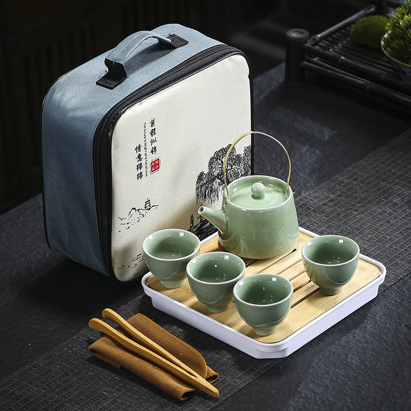 旅行茶道具哥窯汝窯セット卸売り茶皿家庭用結婚開業不動産のお土産はloを追加することができます。|undefined