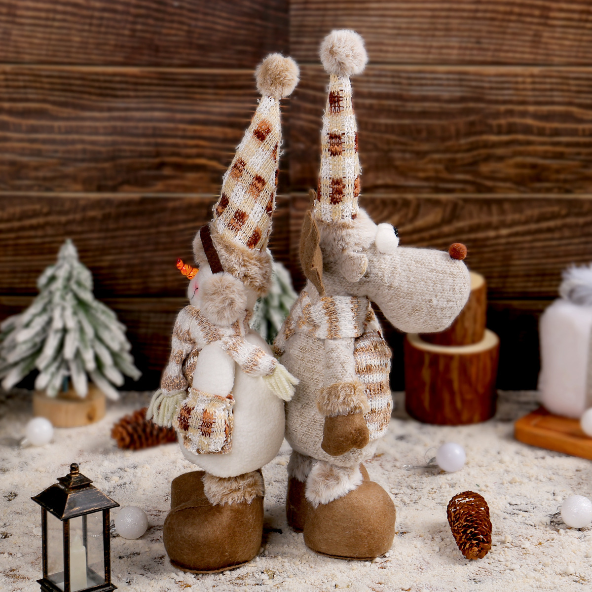 Adornos Navideños: Muñeco de Nieve y Reno image 5