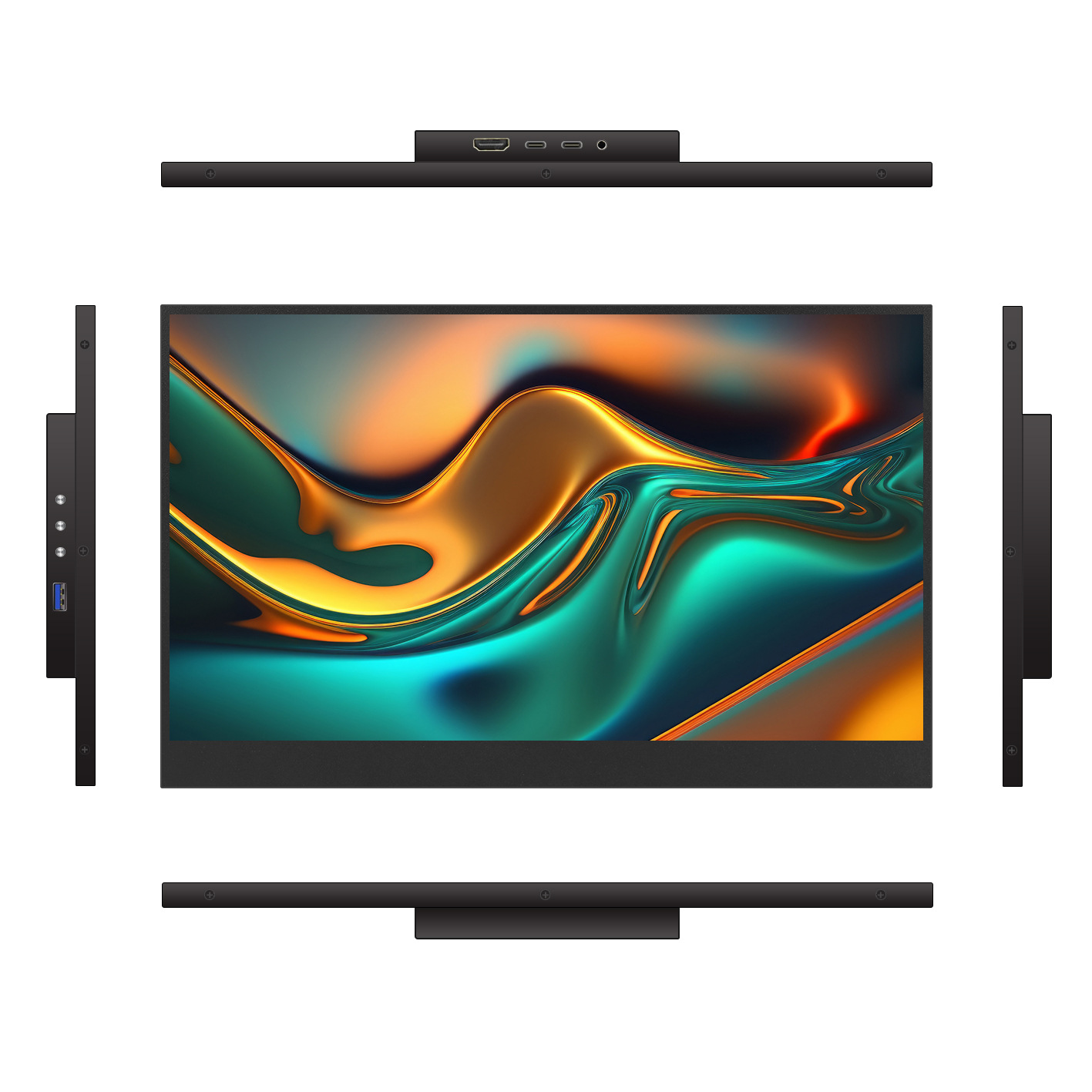 Porpoise Industrial Industrial Control Embedded Medical Medical HDMI Equipment Portable Display One-Line Direct Connection