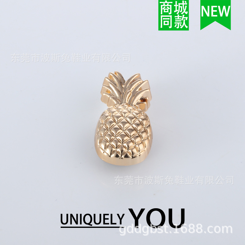 24 zapatos de agujero de comercio electrónico transfronterizo accesorios de metal rhinestone zapatos flor carlochi zapatos DIY decorativos estilo princesa zapatos hebilla