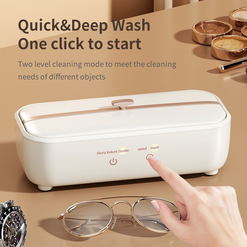 Eyeglass Cleaner, Contact Lens Jewelry Cleaner, UV Sterilizer, Invisalign Cleaner, Multi-Function Household Cleaner