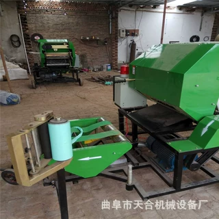 实力产品秸秆粉碎打捆机 新型青贮圆捆机 秸秆拾捡打捆机
