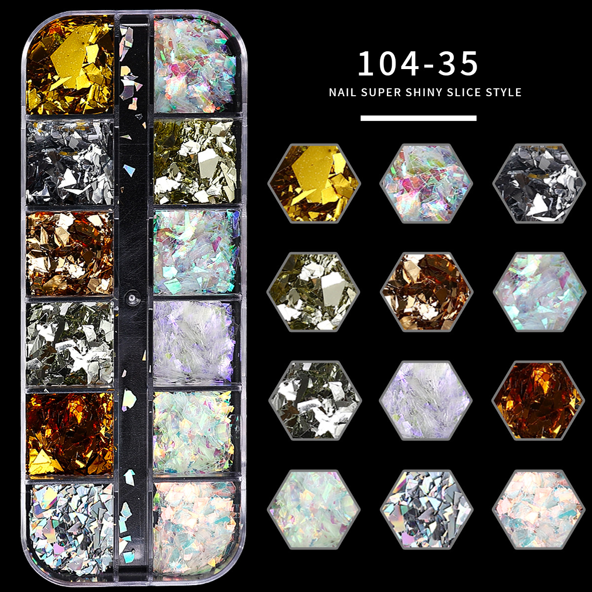 MJSP - 104 - 35 ¿ lentejuelas de papel de caramelo