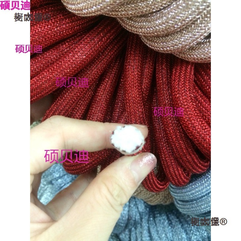 金丝绳粗绳圆绳软金银彩色丝线亮丝线缠绕夹心子棉线软包芯麦太保