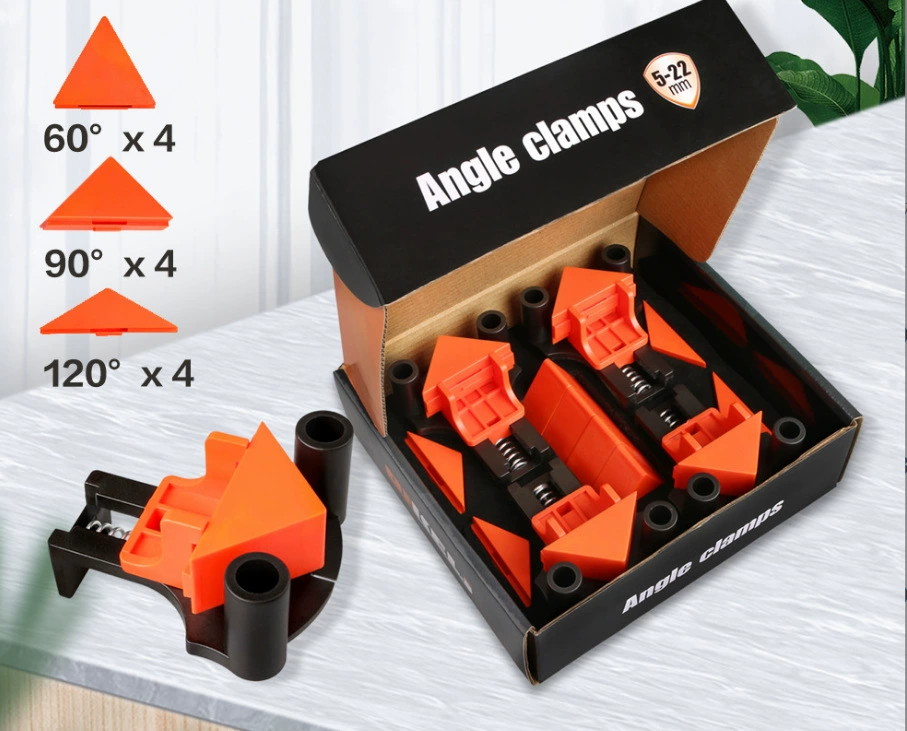 90-градусный фиксированный зажим под прямым углом 60 ° 90 ° 120 ° фиксированный зажим домашняя фоторамка шкаф пружинный зажим