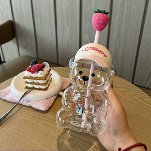 A�羳�¿��ݮС�����ܱ� Glass Bear Cup�����޶�С�ܲ������