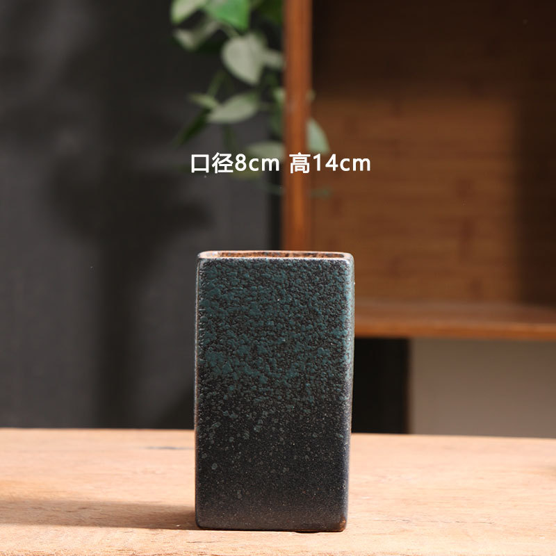 Tinta antigua pila maceta de cerámica especial balcón de cerámica pequeña maceta de cerámica especial al por mayor