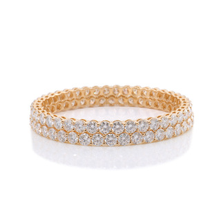 European and American Cross-Border Best-Selling Style Full Diamond Bracelet Moissanite Diamond Def/Vvs as a Holiday Gift for Best Friends and Girlfriends
