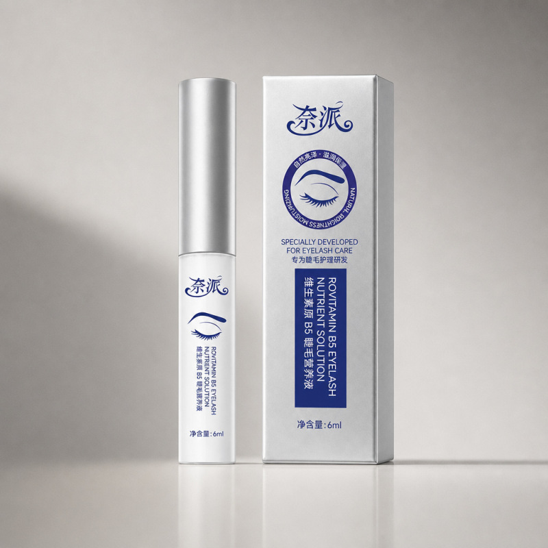 Provitamin B5 eyelash nourishing liquid is gentle, comfortable, compact, portable, and provides moisturizing and nourishing care when applied to eyelashes Provitamin B5 eyelash nourishing liquid is gentle, comfortable, compact, portable, and provides moisturizing and nourishing care when applied to eyelashes