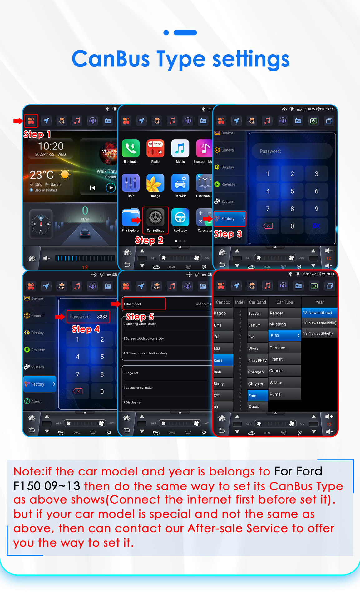 Suitable for 09-16 Ford F250 F450 Smart 9.7inch Vertical Screen Frame Car Navigator All-In-One Machine