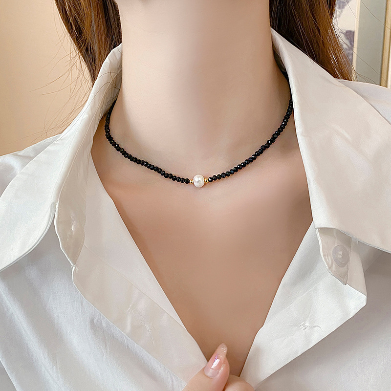 1 Piece Fashion Round Imitation Pearl Pearl Plating Women's Necklace display picture 5