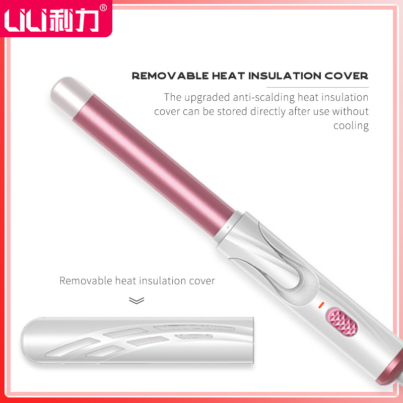 Cross-Border Dual-Use Hair Curler and Straightener, Ceramic, Non-Damaging, Two-In-One Curling Wand and Straightener, Dormitory Hair Straightener