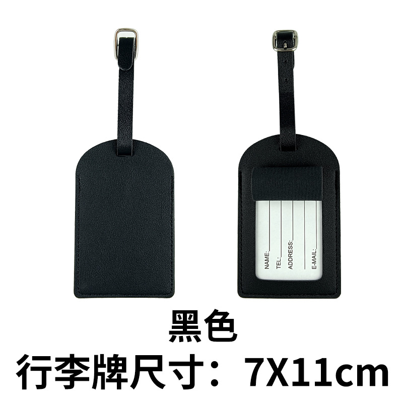 Tarjeta de embarque de punto transfronterizo, piel de pu gruesa, cartera de pasaporte LOGO, bolsa de pasaporte con tarjeta de papel, juego de etiqueta de equipaje