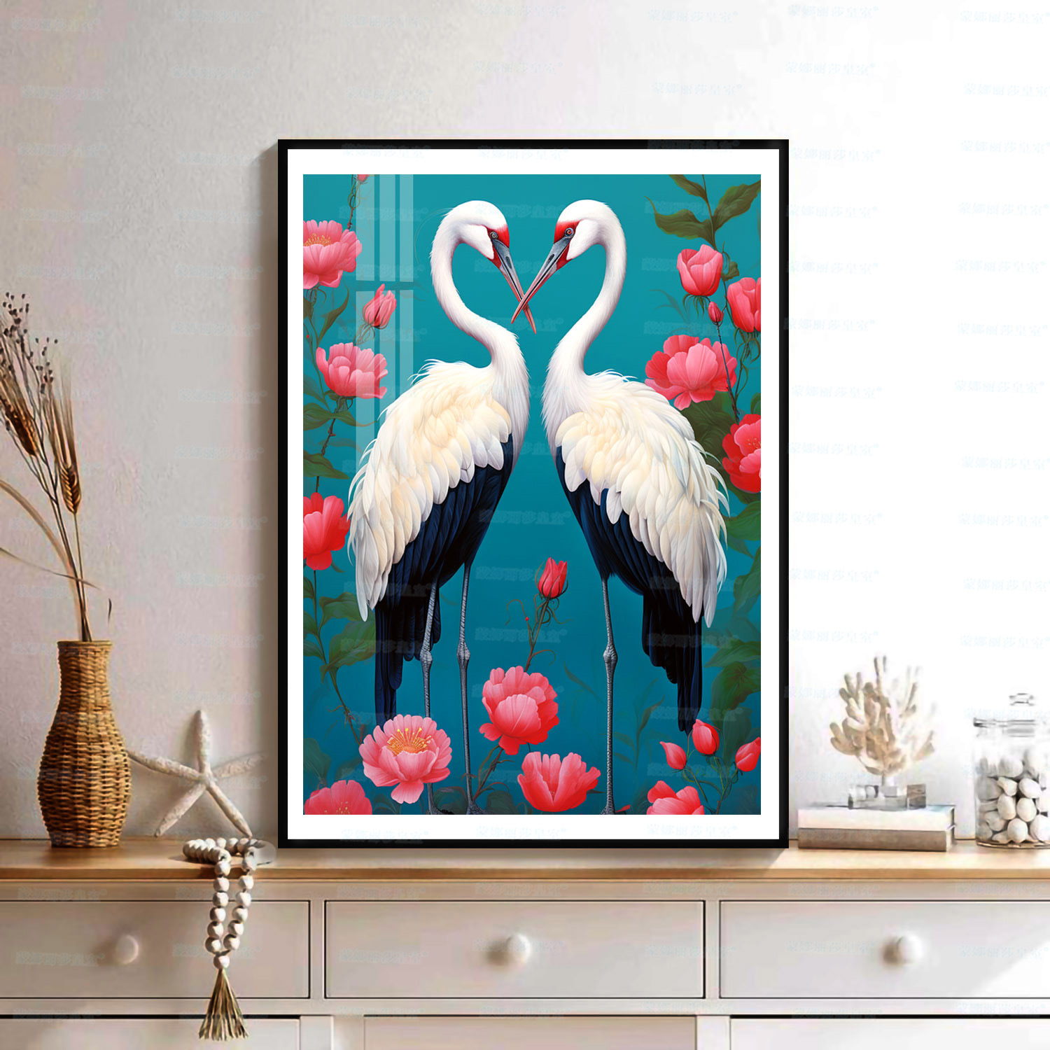 Monalisa real Cruz puntada caso ceja nuevo animal paisaje pintura simple pequeña pintura decorativa hecha a mano