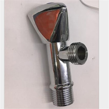 1/2 3/8不锈钢黄铜壳体角阀 锌合金手轮不锈钢慢开重型三角阀