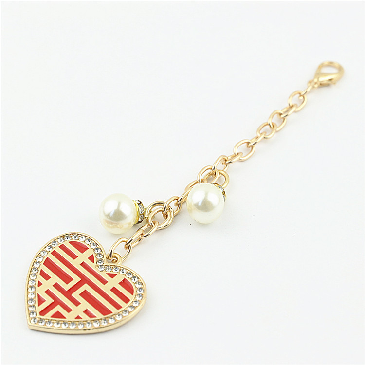 Luggage and Handbag Leather Goods Hardware Accessories, Metal Jewelry Pendants, Red Double Happiness Character Tags, Clothing Hardware Accessories