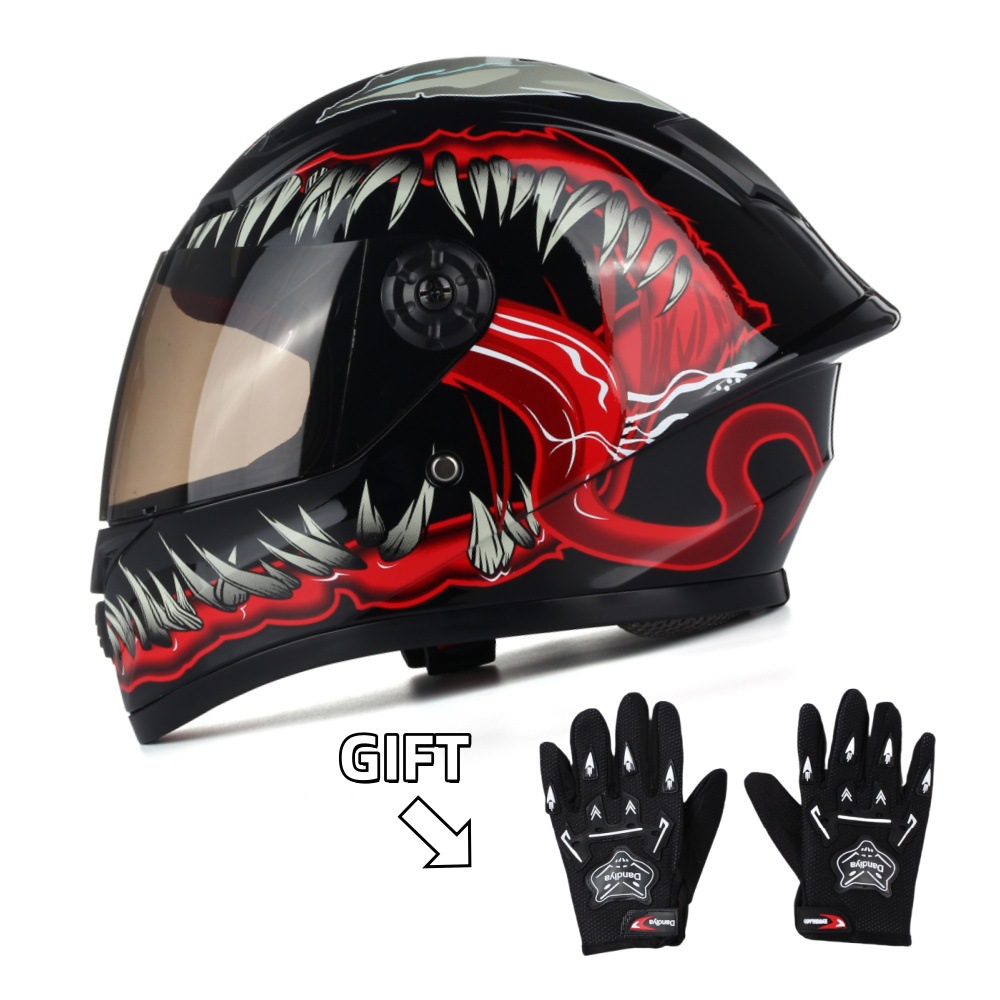 Black venom + gloves