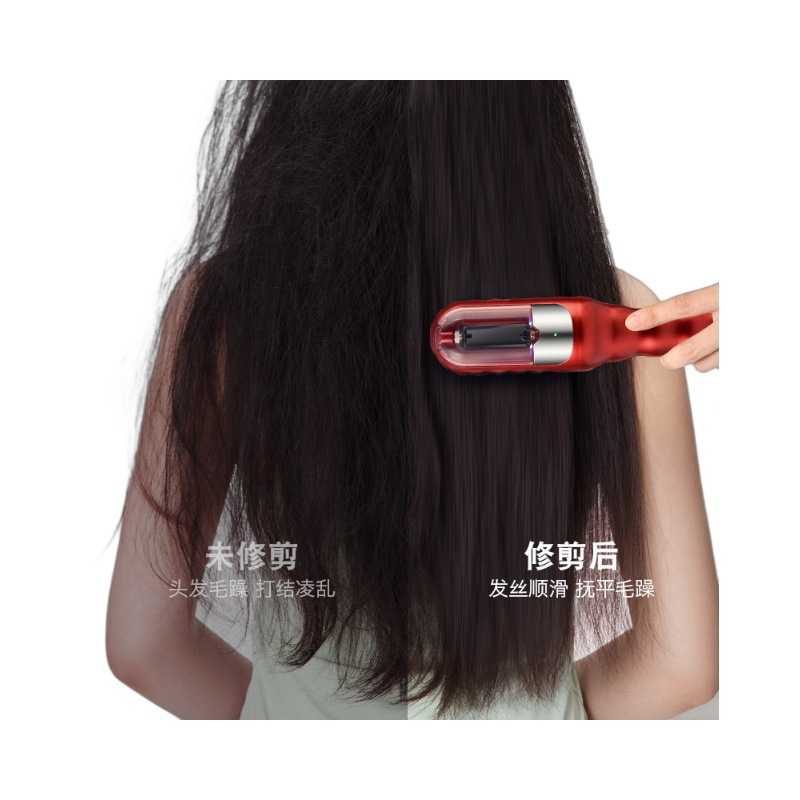 新款跨境全自动碎发器多功能头发修剪器充电便携削发器电动修发器|undefined