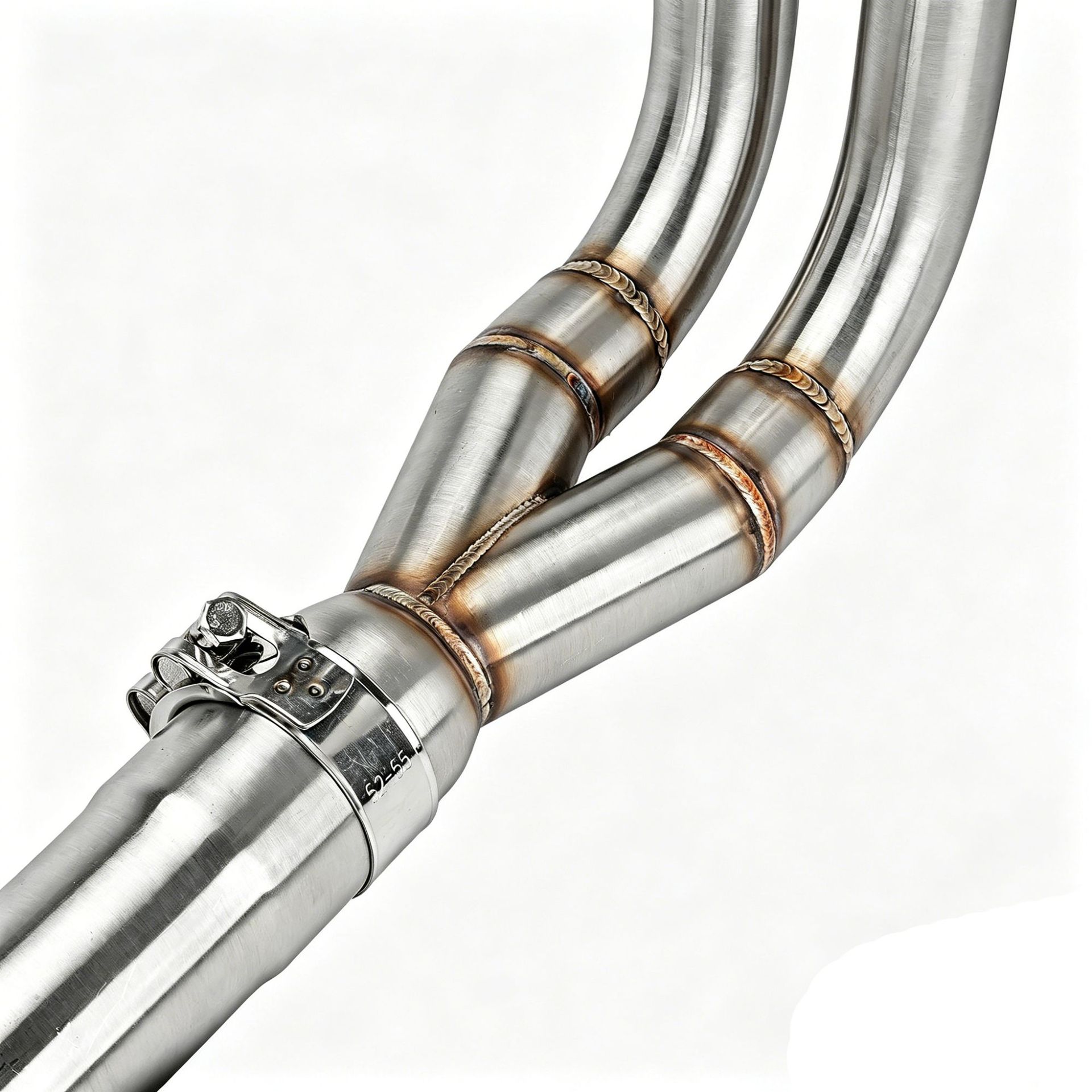 Cfmoto 450Sr 450Nk 22-25 Motorcycle Stainless Steel Exhaust Pipe Front Section High-Position Dual Outlet